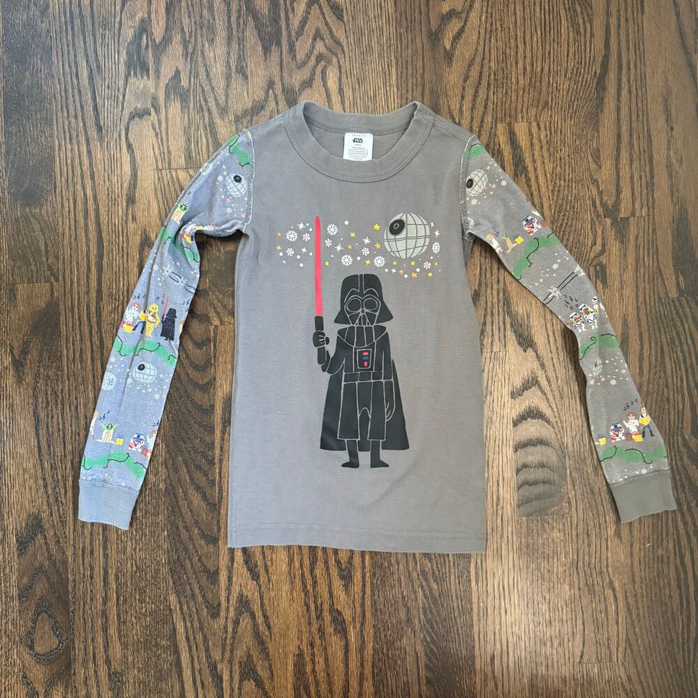 Hanna Andersson Star Wars Darth Vader Christmas Pajama Top | 8